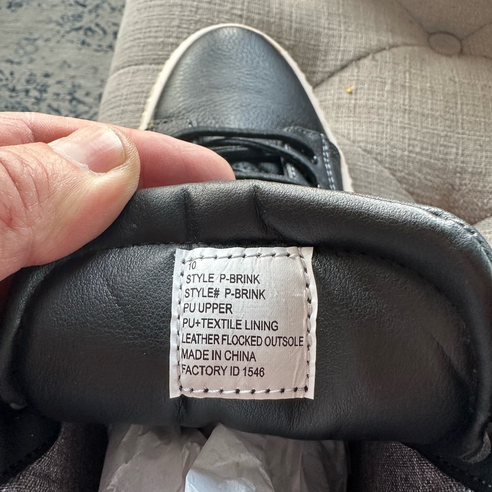 Steve Madden Black High-Top Sneakers - Picture 7 of 14